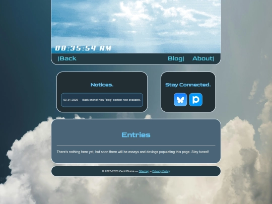 blog screenshot
