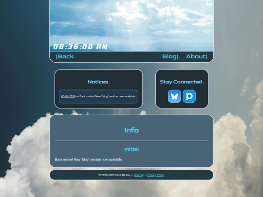 tags/info screenshot