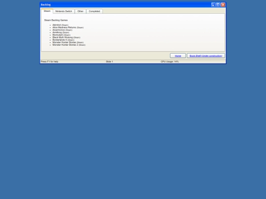 backlog screenshot