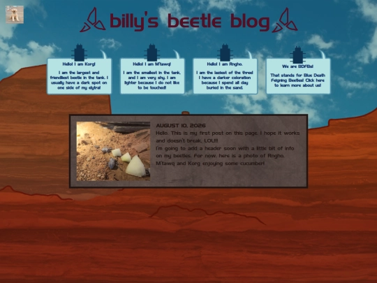beetleblog screenshot
