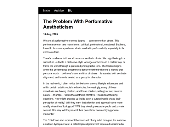 posts/2025-08-10-The-Problem-With-Perfomative-Aestheticism screenshot