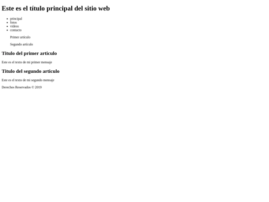 Tp1/Index screenshot