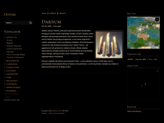 artifacts/Darnum screenshot