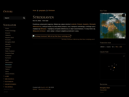 geography/Uniwersytet-Strixhaven screenshot