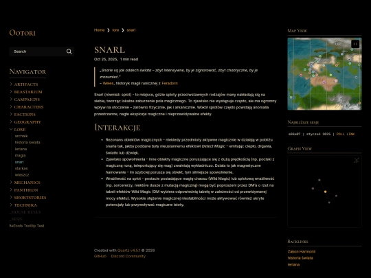 lore/snarl screenshot