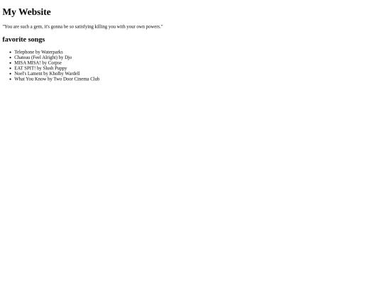 index screenshot