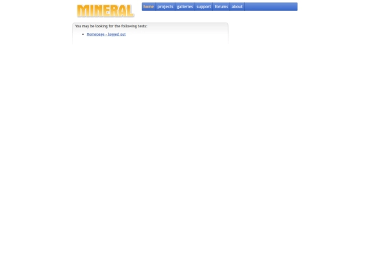 mineral screenshot