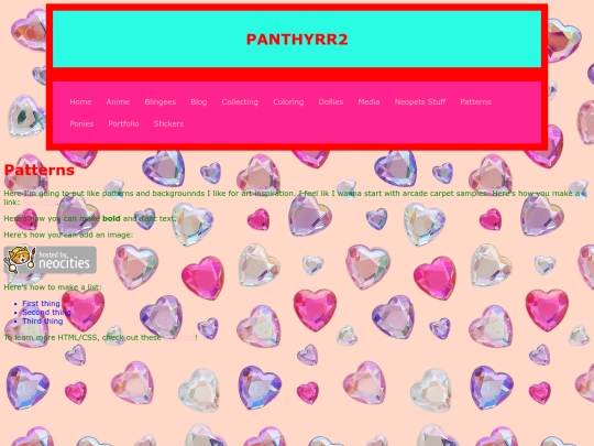 Patterns screenshot