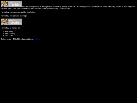 index screenshot
