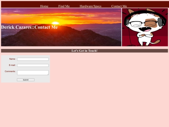 contactMe screenshot