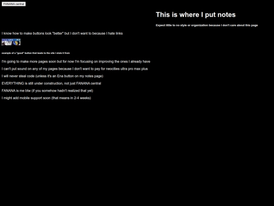notes screenshot