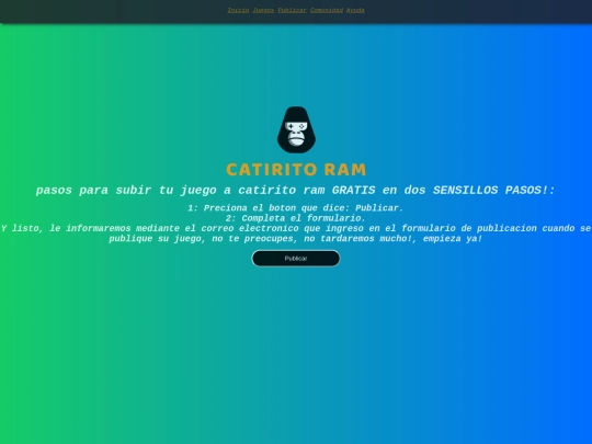 html/publicar screenshot