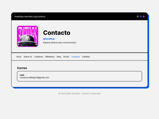 pages/contact screenshot