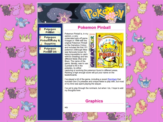 Pokemon/PokePinball screenshot