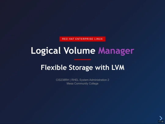 cis238rh/RHEL_LVM_RevealJS screenshot