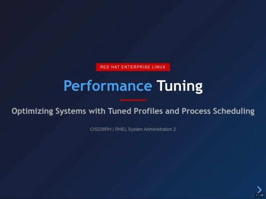 cis238rh/RHEL_Performance_Tuning_RevealJS screenshot