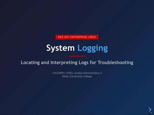 cis238rh/RHEL_System_Logging_RevealJS screenshot