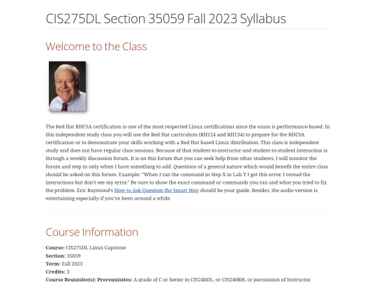 cis275dl/cis275dl_35059_fall_2023 screenshot