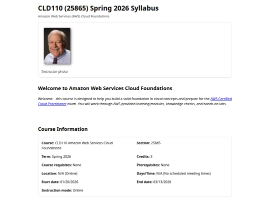 cld110/cld110_25865_spring_2026 screenshot