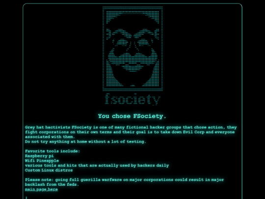 fsociety screenshot
