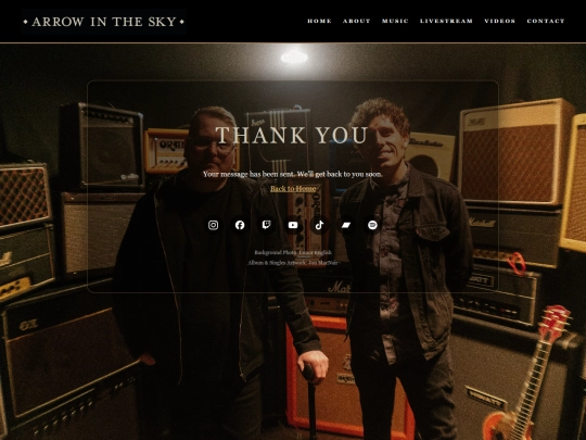 thank-you screenshot