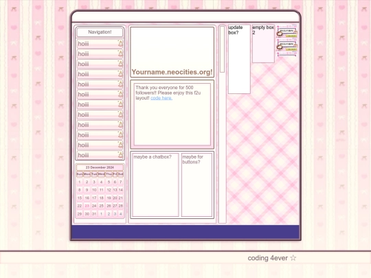 Blog screenshot
