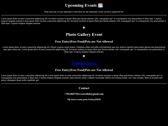 event/tutorials screenshot
