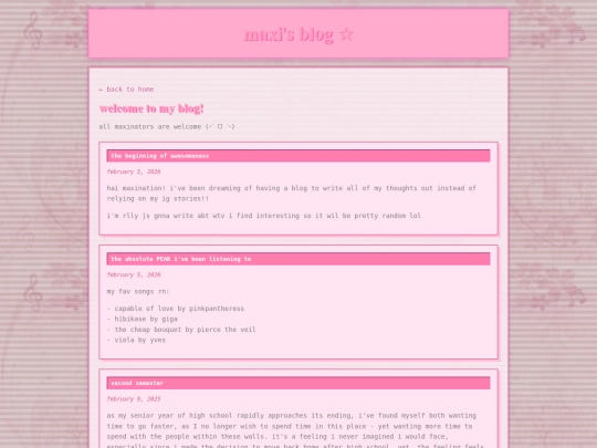 blog screenshot