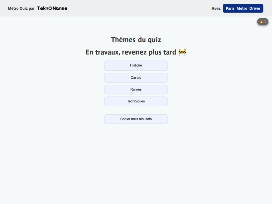 tektoquiz/metro screenshot