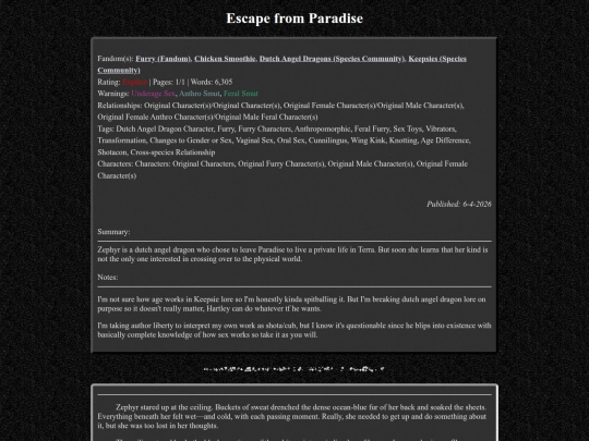 fanfiction/crossovers/escapefromparadise screenshot