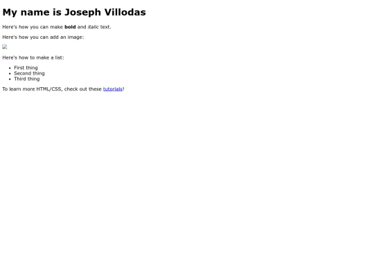 index screenshot