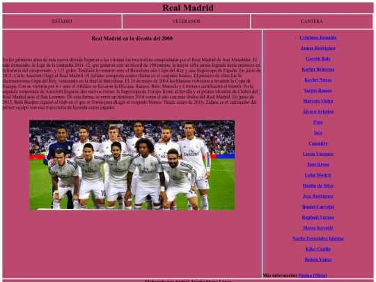 real madrid screenshot