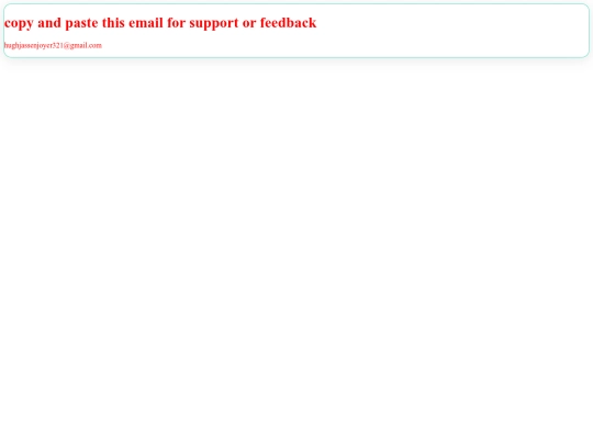 email screenshot