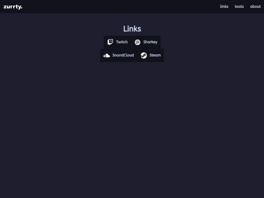 links screenshot