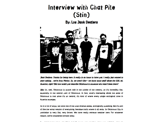 entrevistas/chatpileInterview screenshot