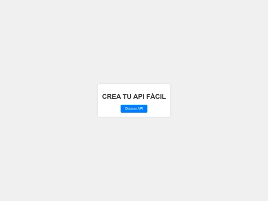 api screenshot