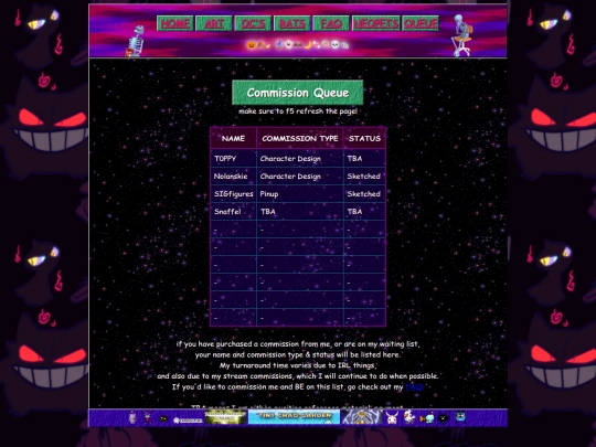 queue screenshot