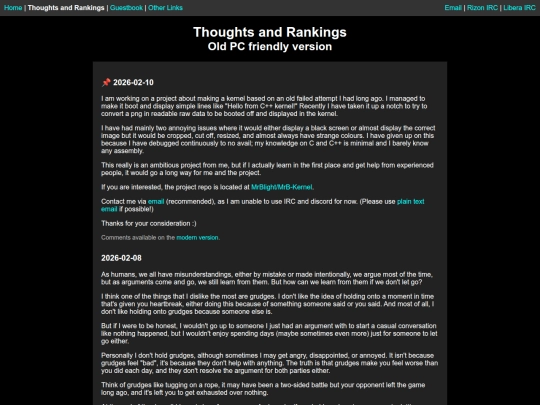 OldPC/ranking screenshot