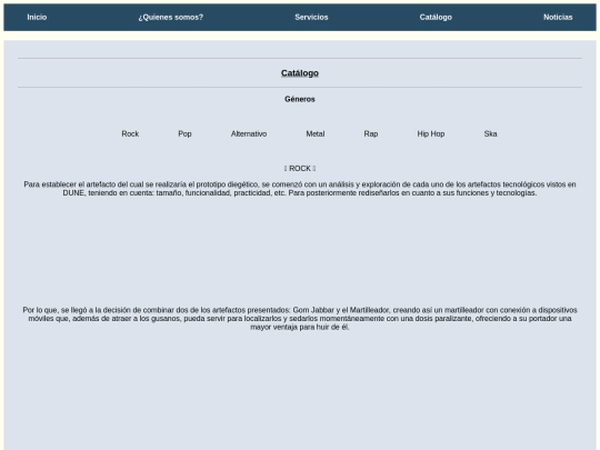css/catalogo screenshot