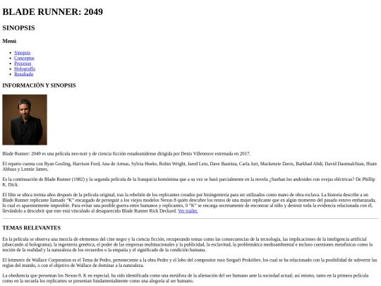 index screenshot