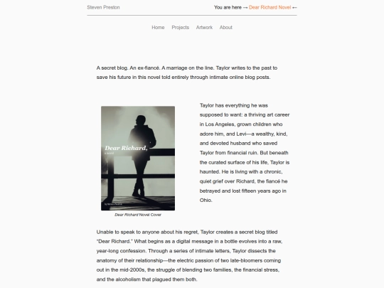dear_richard_novel screenshot