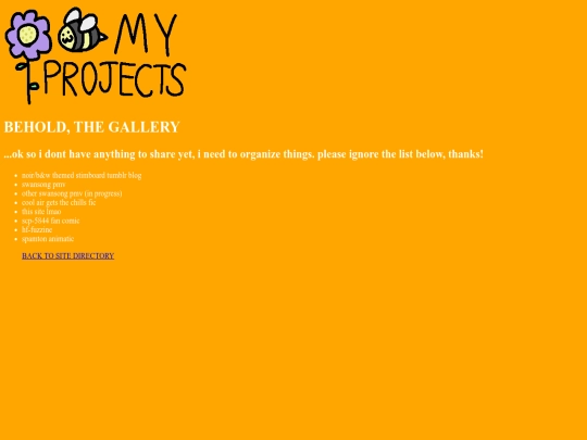 site-directory/my-projects screenshot
