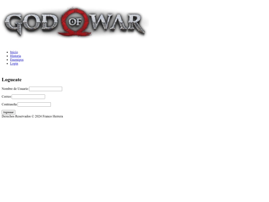 final/login screenshot