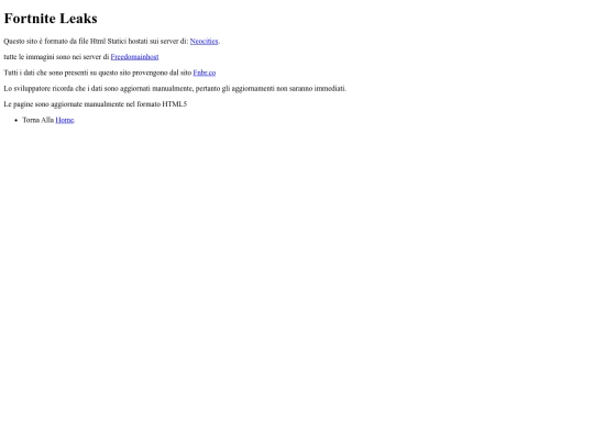 info screenshot
