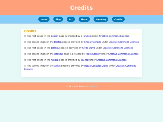 credits screenshot