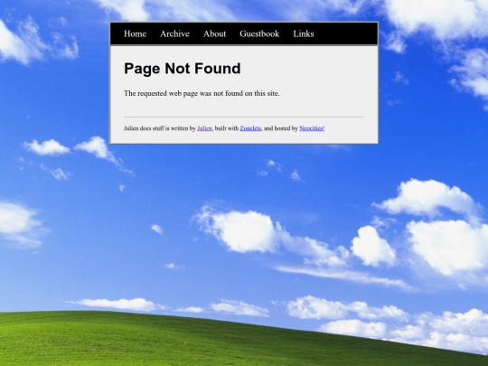 not_found screenshot