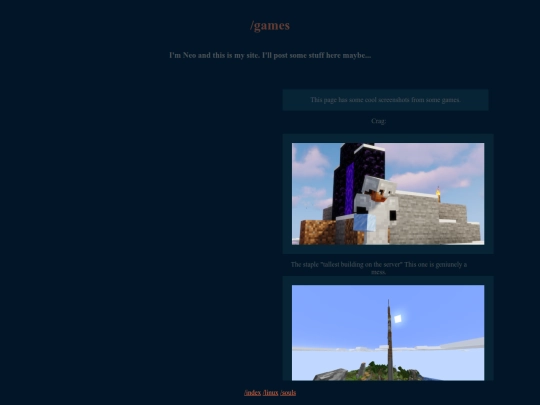 games screenshot