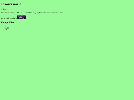 FirststepsinHTML screenshot