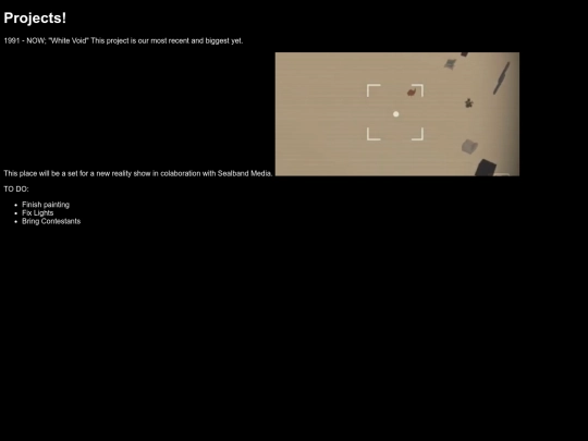 projects screenshot