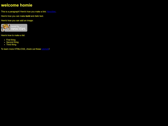 index screenshot